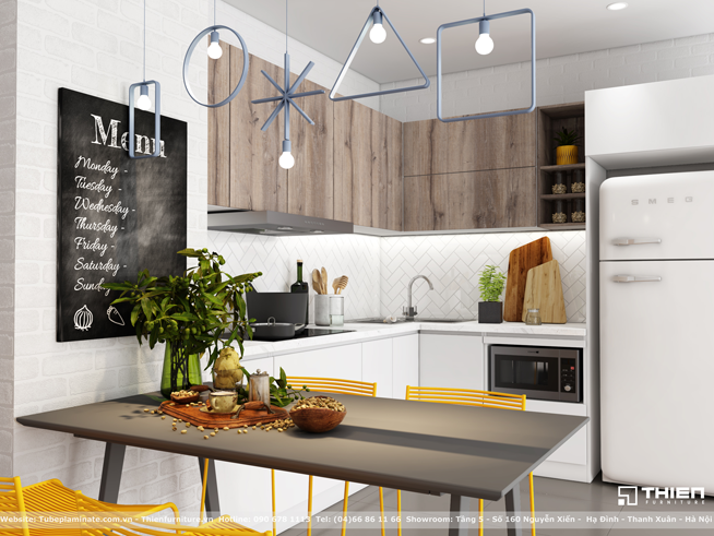 Thiết kế tủ bếp Laminate